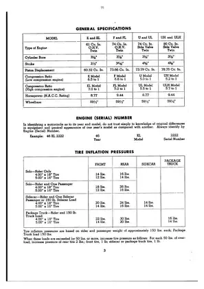 1940-1947 Harley-Davidson Knucklehead, Flathead service manual Preview image 3