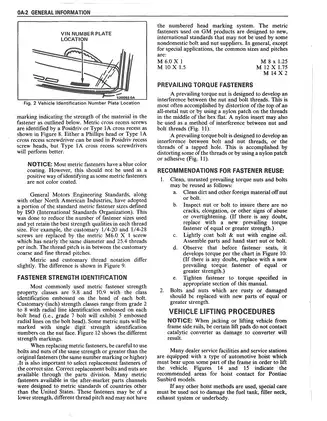 1988 Pontiac Firebird service manual Preview image 5
