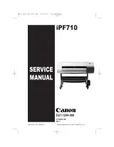 2007 Canon iPF710 Service Manual (P/N DU7-1244-000) – preview page 1
