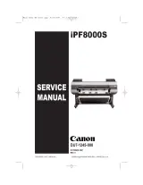 2007 Canon imagePROGRAF IPF8000S Service Manual (P/N DU7-1245-000) – preview page 1