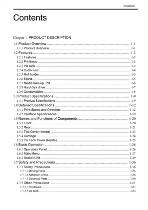 Canon ImagePROGRAF IPF8000S large format inkjet printer service manual Preview image 5