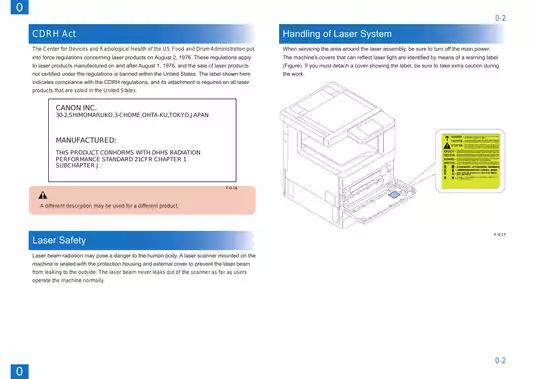 Canon imageRUNNER ADVANCE C5051/C5045/C5035/C5030 Series Service Manual Preview image 5