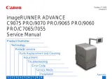 Canon imageRUNNER ADVANCE C9075 PRO, C9070 PRO, C9065 PRO, C9060 PRO, C7065, and C7055 Service Manual – preview page 1