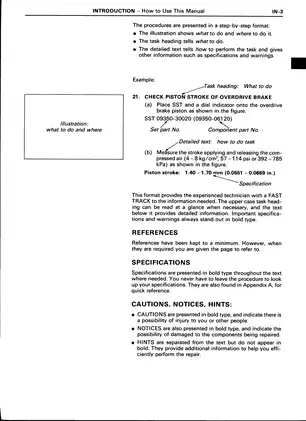 1991 Toyota MR2 repair manual Preview image 5