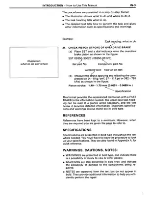 1989 Toyota MR2 repair manual Preview image 5