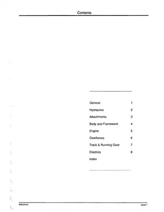 JCB 801 Tracked Excavator Service Manual - Comprehensive Guide Preview image 3