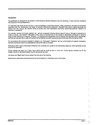 JCB 801 Tracked Excavator Service Manual - Comprehensive Guide Preview image 4