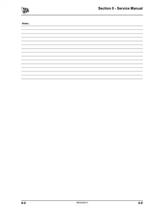 JCB 8014, 8016, 8018 Service Manual - Comprehensive Guide for Maintenance and Repair Preview image 2