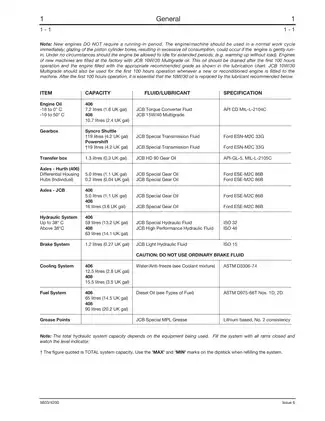 JCB 406, 407, 408, 409 Wheeled Loading Shovel service manual Preview image 5