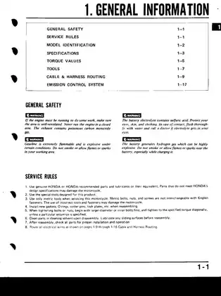 Comprehensive Honda V65 Magna VF1100C Shop Manual (1985) Preview image 4
