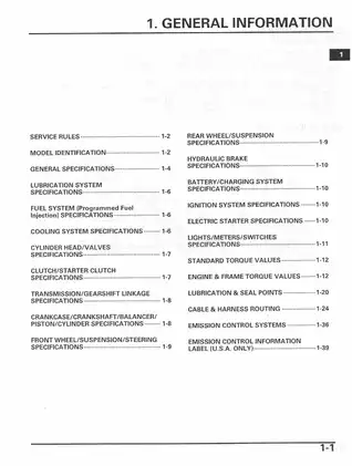 2004-2006 Honda CBR1000RR Fireblade service manual Preview image 4