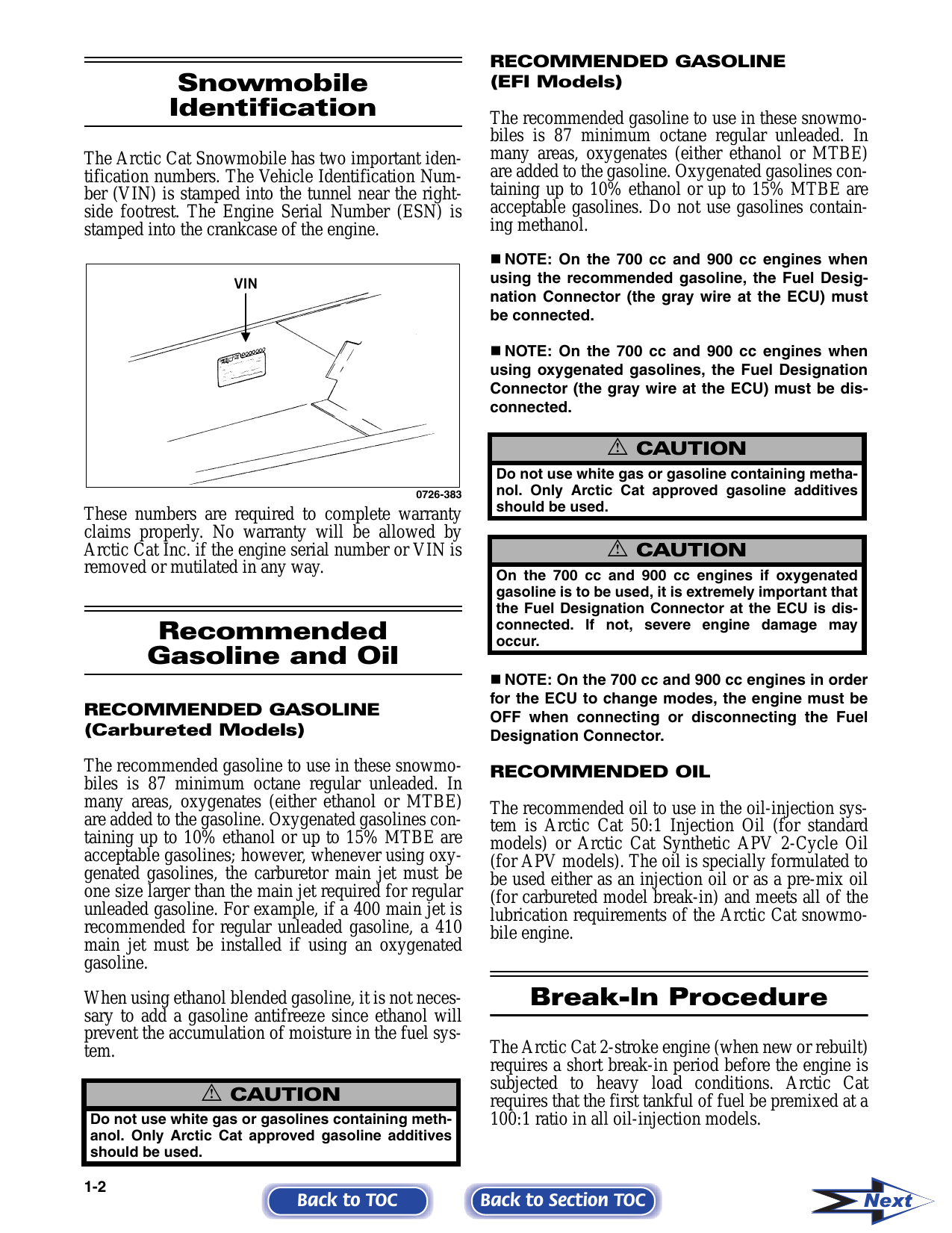 2006 Arctic Cat Snowmobile manual (for all models) Preview image 4