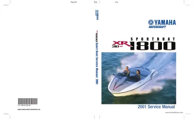 2001 Yamaha XR1800 Service Manual (P/N LIT-18616-02-25) – preview page 1