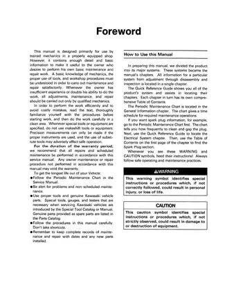 1995-2004 Kawasaki Lakota 300, KEF 300, Lakota Sport ATV service manual Preview image 5