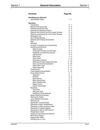 2003-2009 JCB 8080 midi excavator service manual Preview image 4