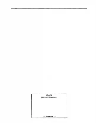 Yamaha YFA1/YFA1P Service Manual - Comprehensive Guide for Mechanics Preview image 2