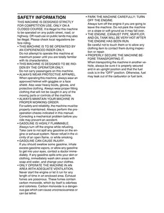 Yamaha YZ125 Service Manual - Complete Maintenance and Repair Guide Preview image 4