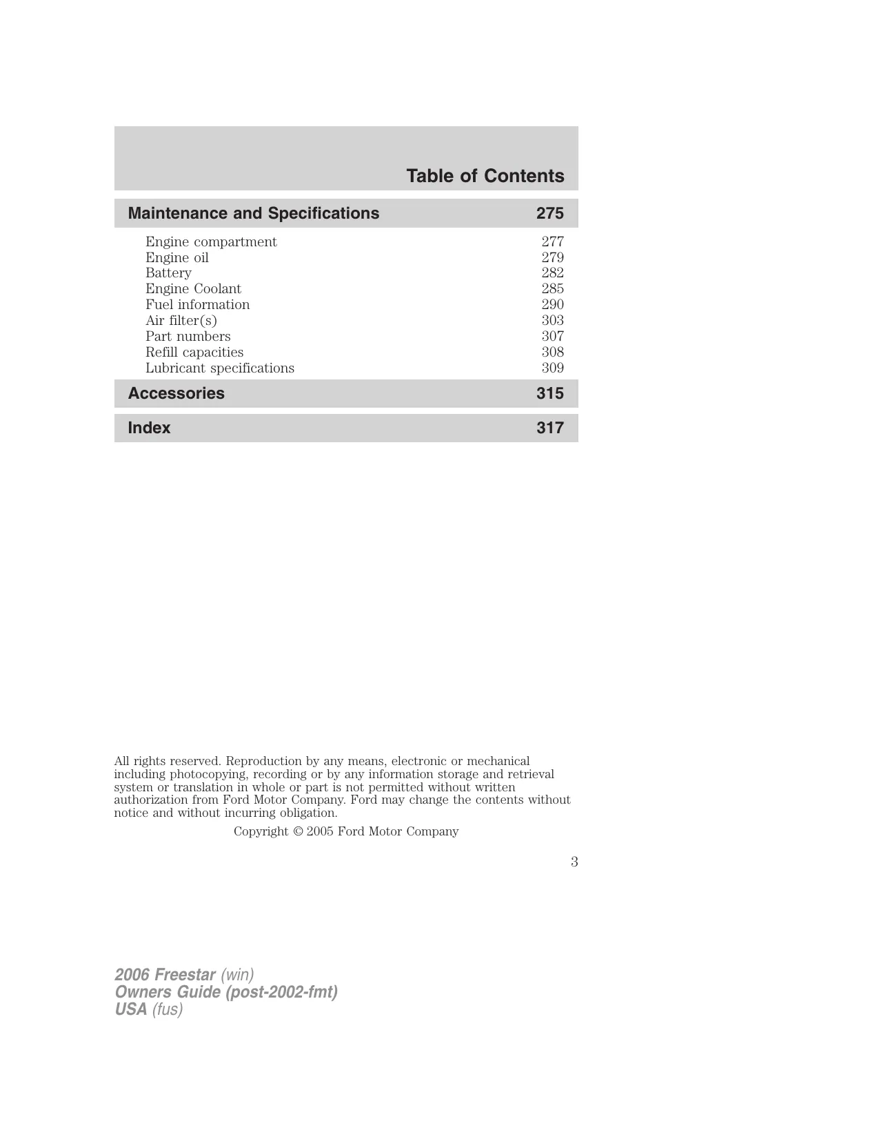 2004-2007 Ford Freestar service manual Preview image 3