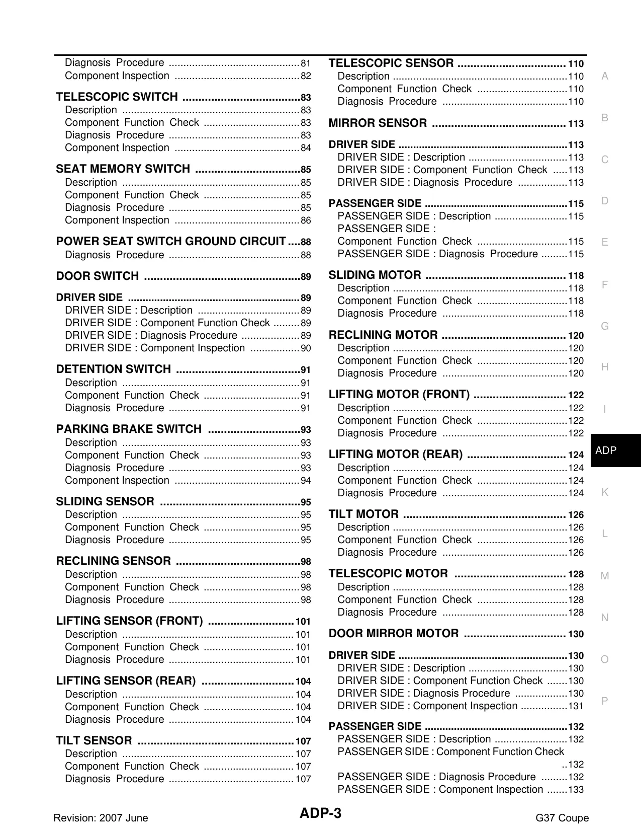 2008-2010 Infiniti G37 shop manual Preview image 3