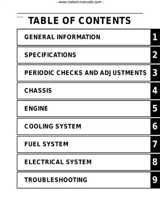 2009-2010 Yamaha YZFR1, YZF R1Y,  YZF R1YC repair manual Preview image 3