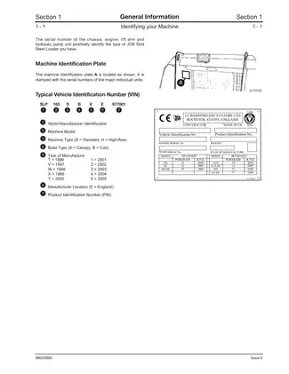 JCB 150/165 Series Skid Steer Loader Service Manual Preview image 5