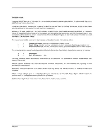 JCB Robot Series 160, 170, 180T Service Manual – Comprehensive Maintenance Guide Preview image 2