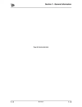 JCB Robot 190 and 1110 Service Manual: Comprehensive Maintenance and Repair Guide Preview image 4