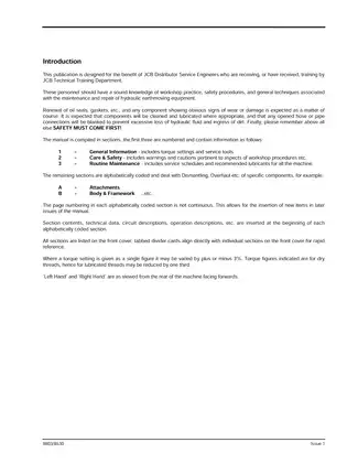 JCB ROBOT 190 & 1110 Service Manual Preview image 2