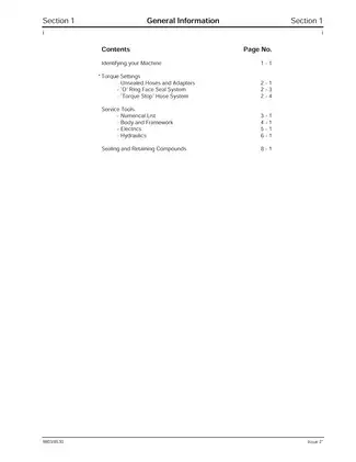 JCB ROBOT 190 & 1110 Service Manual Preview image 3