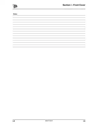 JCB Backhoe Loader Service Manual - Comprehensive Guide Preview image 2