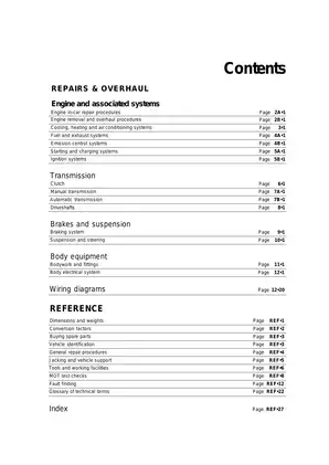 Toyota Corolla Owners Workshop Manual (1997-2002) - Comprehensive Repair & Maintenance Guide Preview image 3
