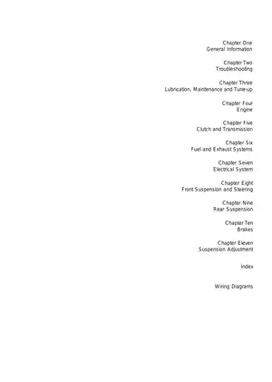 Yamaha XV535 Virago Service Manual (1981-2003) - Comprehensive Repair and Maintenance Guide Preview image 4