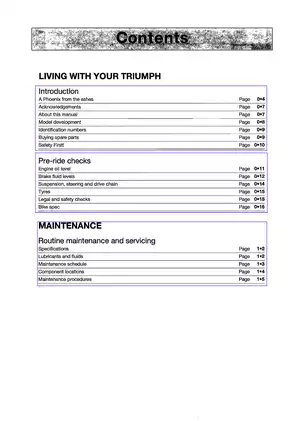 Triumph Motorcycle Service and Repair Manual - Bonneville, Speedmaster, Thruxton & Scrambler (2001-2007) Preview image 3