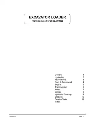 JCB  3CX, 4CX excavator loader repair book No.1 manual Preview image 1