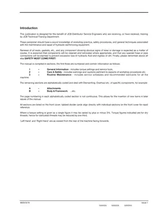 JCB 3CX/4CX Backhoe Loader Service Manual (1994-2009) - Comprehensive Repair Guide Preview image 2