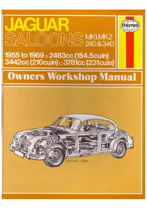 1955-1969 Jaguar™ Saloon MK1, MK2, 240, 340 owners workshop manual Preview image 1