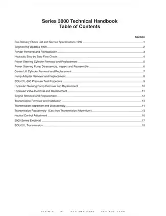 1998-1999 Cub Cadet 3165, 3185, 3186, 3205, 3225 garden tractor, mower deck service manual Preview image 2