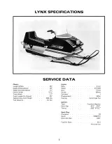 Arctic Cat Lynx, Puma, Cheetah, Panther, Kitty Cat 1971–1973 Shop, Repair Manual (P/N 0144-063) – preview page 4