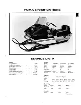 Arctic Cat Lynx, Puma, Cheetah, Panther, Kitty Cat 1971–1973 Shop, Repair Manual (P/N 0144-063) – preview page 5