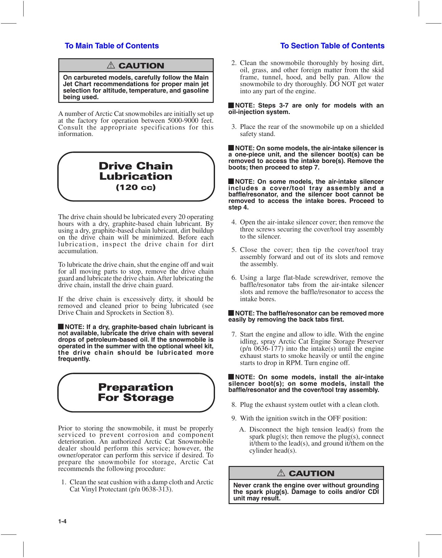 2001 Arctic Cat snowmobile repair manual Preview image 4