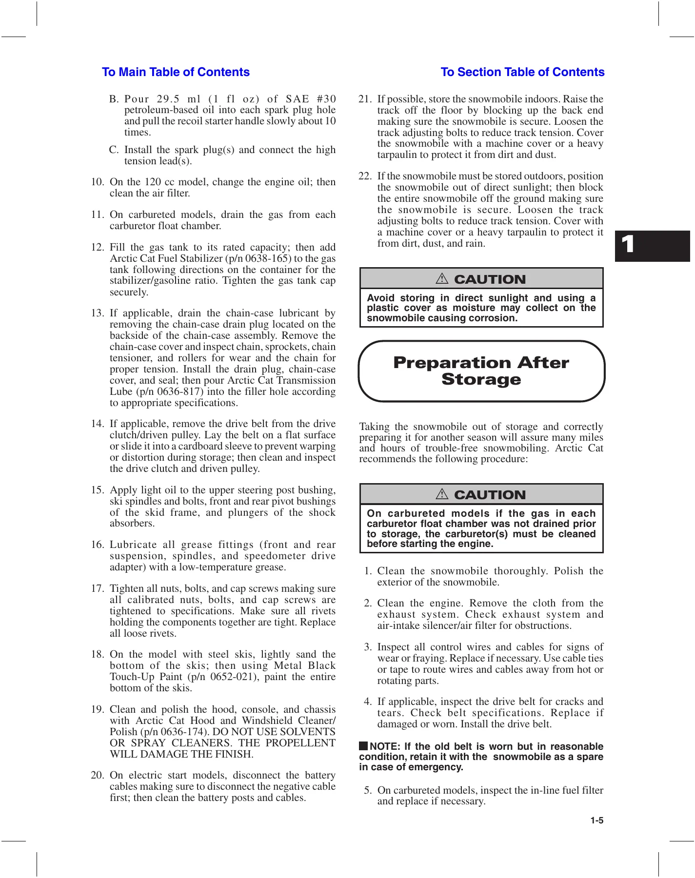 2001 Arctic Cat snowmobile repair manual Preview image 5