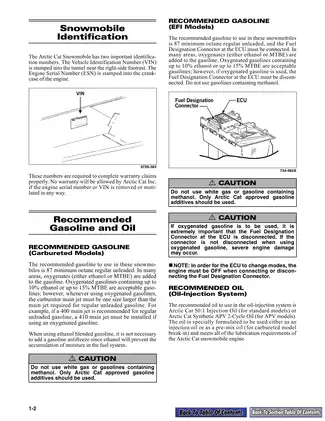 2002 Arctic Cat snowmobile service manual Preview image 4