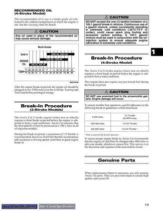 2002 Arctic Cat snowmobile service manual Preview image 5