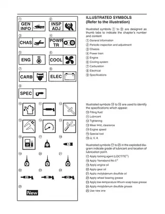 2000-2002 Yamaha SRX 700 snowmobile service manual Preview image 3