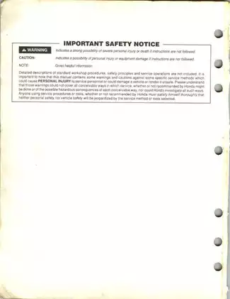 1995-2000 Honda TRX300, TRX300FW sport ATV repair manual Preview image 2