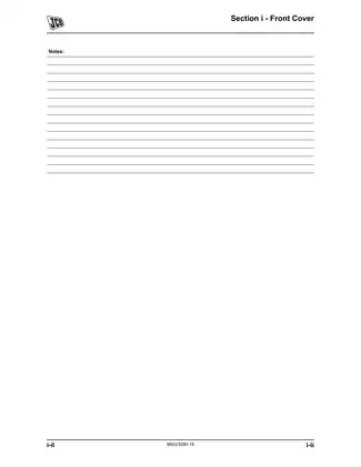 JCB Service Manual for Backhoe Loader - Essential Maintenance Guide (2004 Edition) Preview image 2