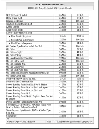 2007-2009 Chevrolet Silverado HD 35-45 shop manual Preview image 4