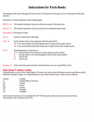 Kubota L4310F, L4310DT, L4310GST, L4310HST, L4310HSTC tractor master parts list Preview image 1