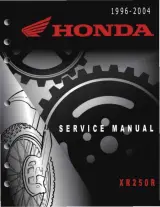 1996–2004 Honda XR250R Factory Service Manual (OEM) – preview page 1