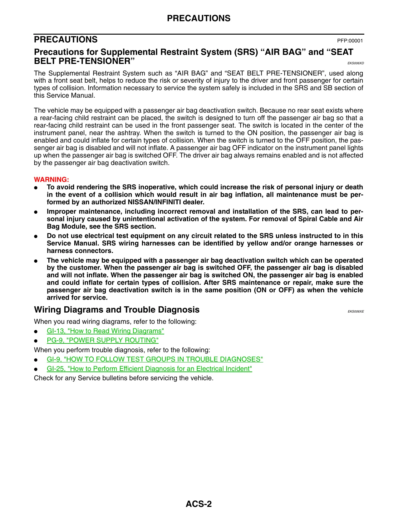 2004 Nissan Frontier manual Preview image 2